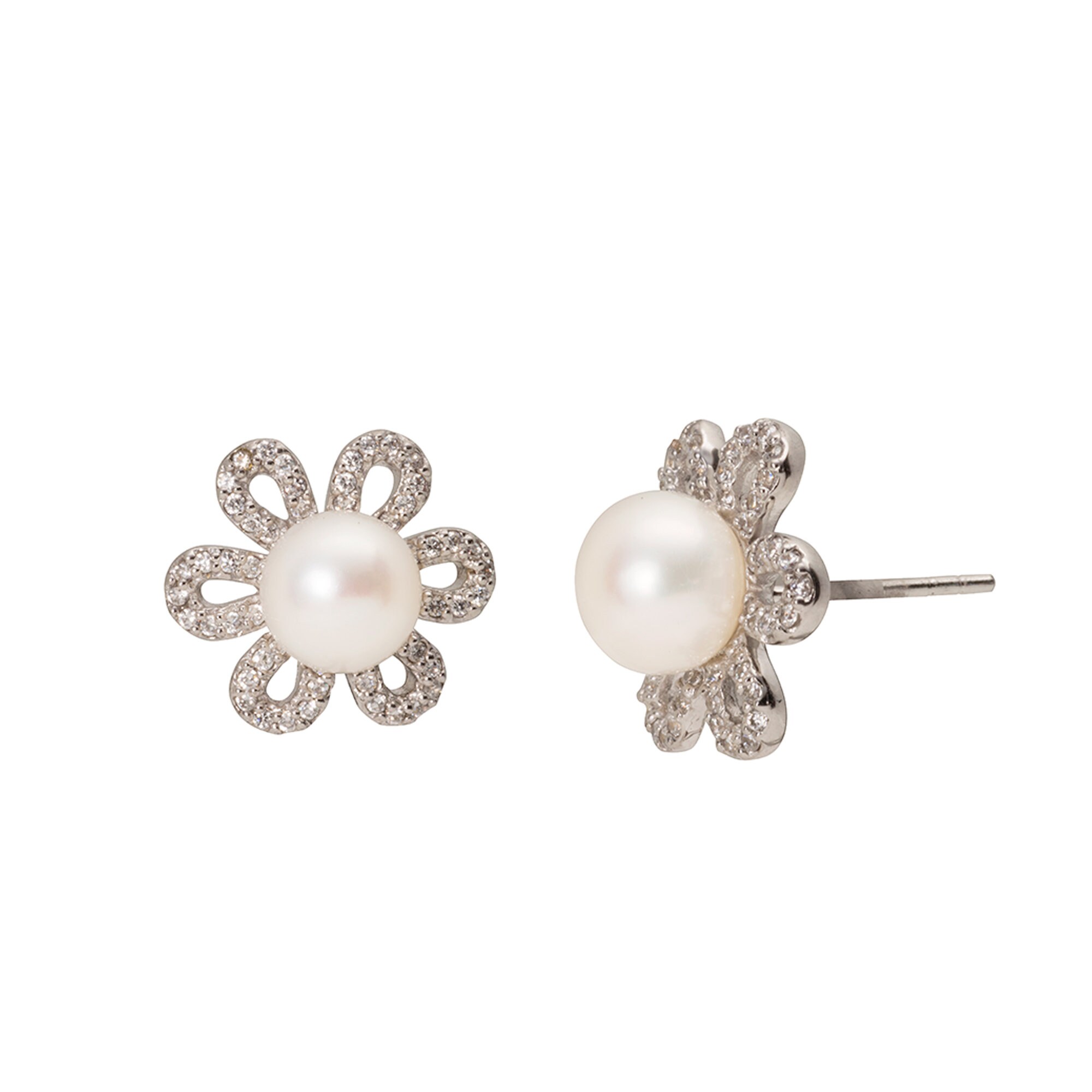Dainashi orecchini a fiore in argento Sterling 925 di alta qualà con