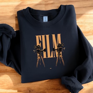 Cinephile Sweatshirt, Movie Buff Shirt, Cinematic Enthusiast, Visual Storytelling Apparel, Movie Buff, Cinephile Shirt, Film Lover Gift