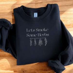 Herb Sweatshirt, Basil Shirt, Parsley Shirt, Kitchen Apparel, Culinary Crew Gift, Chef Sweatshirt, Culinary Arts, Culinary School