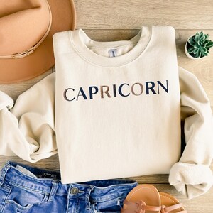 Capricorn Zodiac Sweatshirt | Capricorn Shirt | Capricorn Zodiac Crewneck | Zodiac Sign Sweatshirt | Capricorn Hoodie | Astrology Shirt