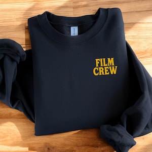 Film Crew Sweatshirt, Movie Buff Crewneck Jumper, Cinematic Enthusiast Pullover, Visual Storytelling Apparel, Film Fan Clothing, Film Gift