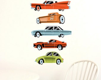 Retro Cars Wallpaper Etsy Retro Cars Wallpaper Etsy