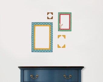 Frame It, Vintage Frames Wall Stickers by Belle&Boo (Not Vinyl, PVC free)