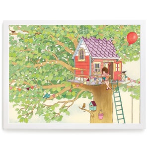 Impresión de la casa del árbol de Belle and Boo