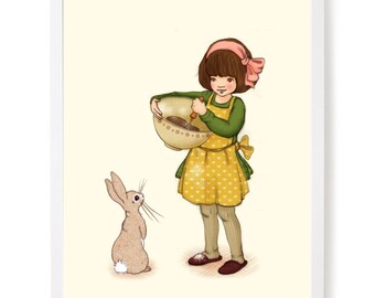 Baking with Belle Print by Belle and Boo