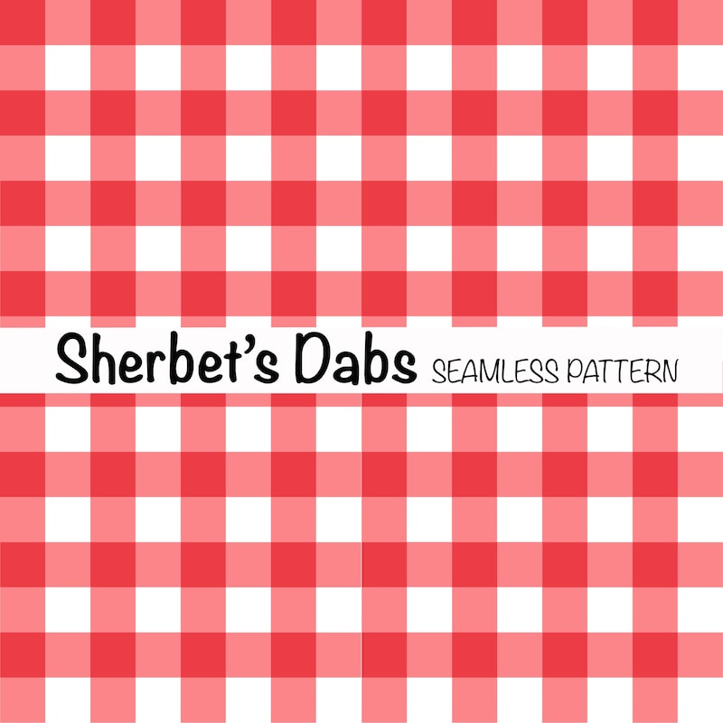 Red Gingham Fabric - Etsy