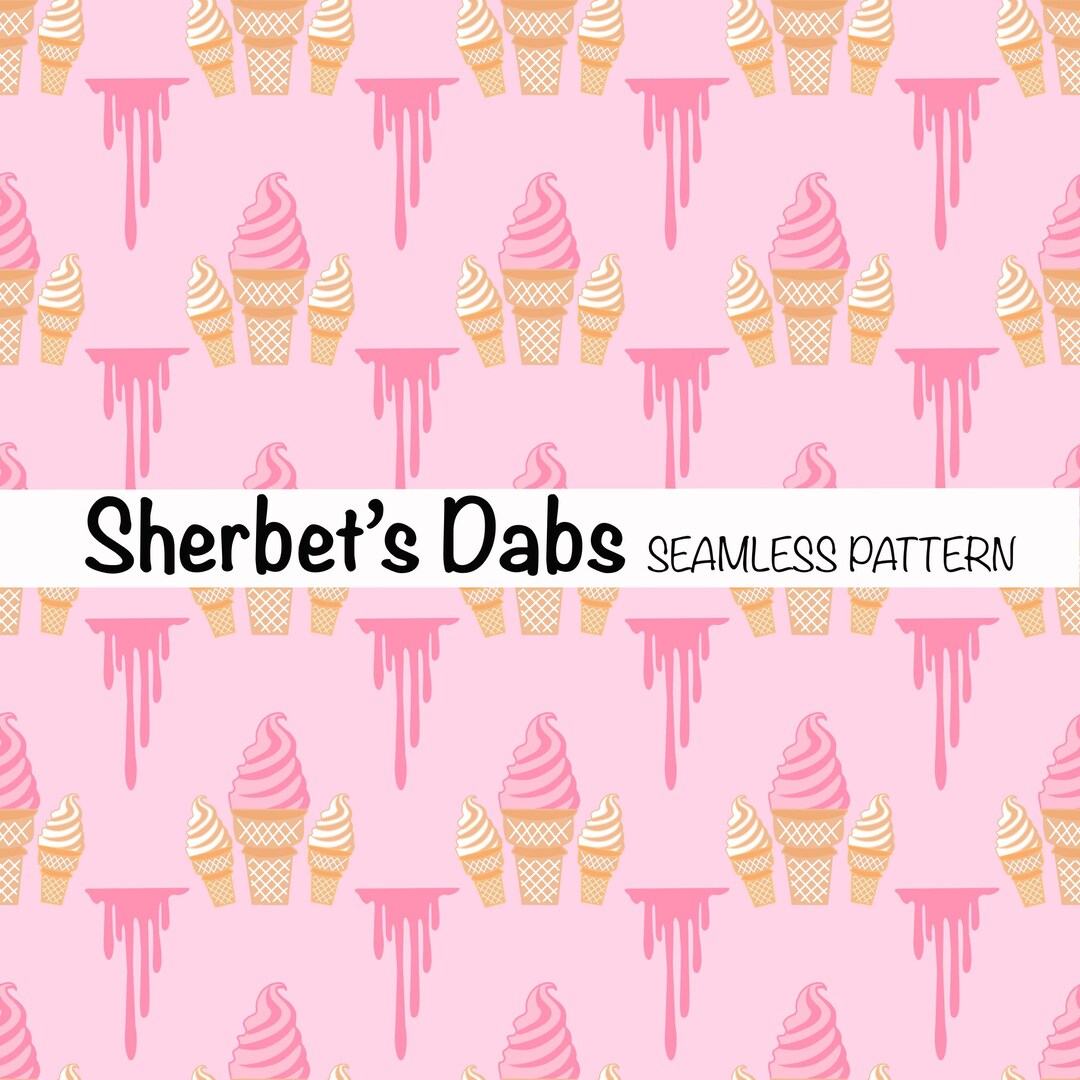 Pink Ice Pattern Ice Cream Pink Seamless Pattern, Fabric & Paper Design (digital PNG) - Etsy