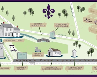 Property Map for Wedding Event Venue, perfect for Real Estate, Property Developers, and Festivals