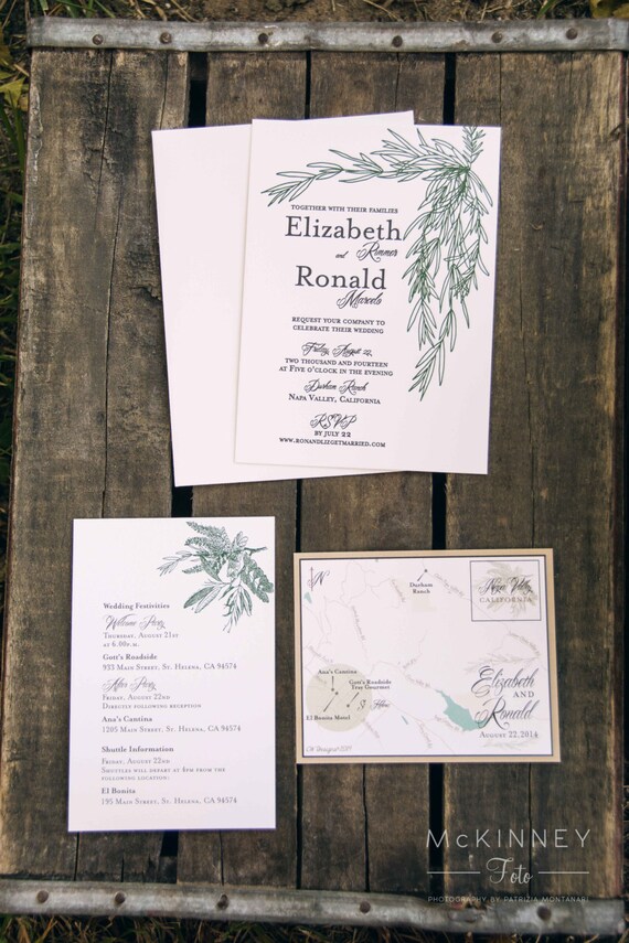 Custom Wedding Invitation &amp; RSVP card Design
