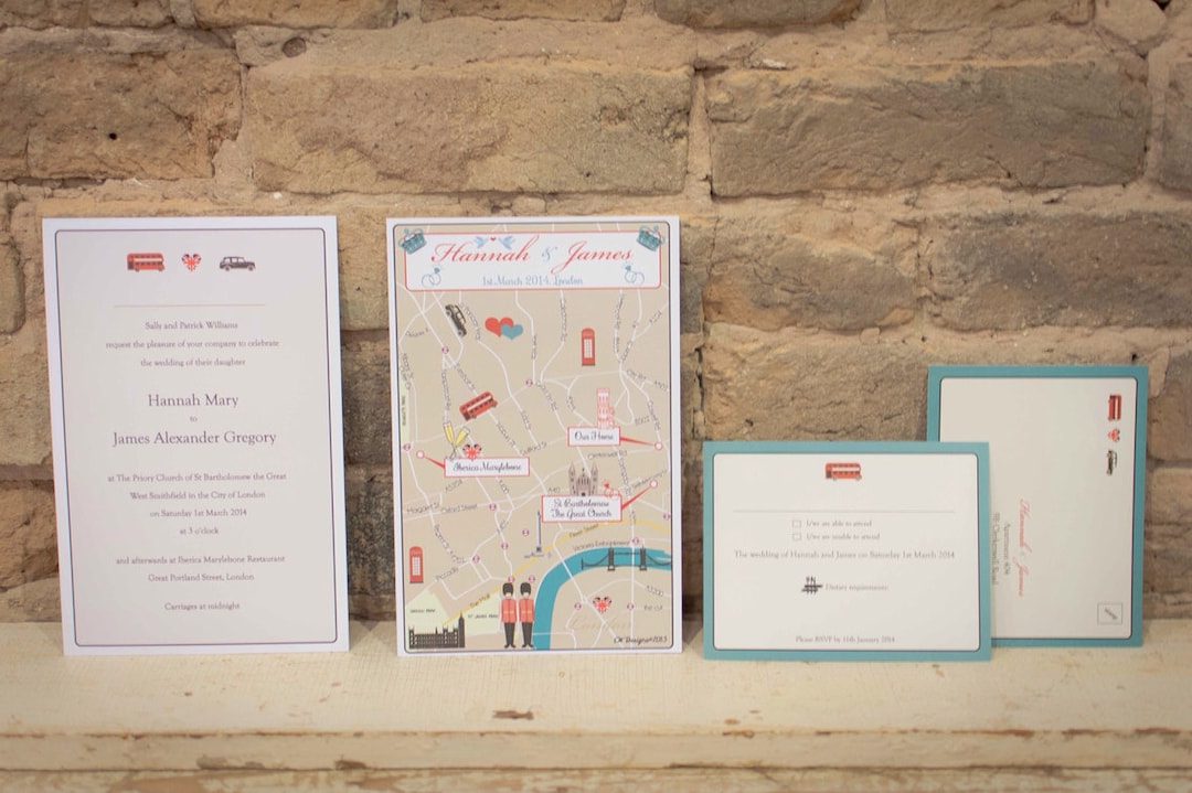 Wedding Map Invitation, Invitation Suite, Map Invites, Personalized ...