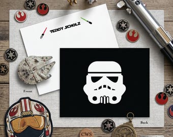 Star Wars Stationery {Set of 10} Heads Stationery