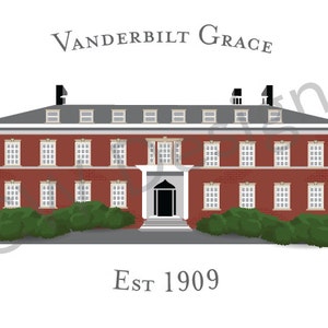 Custom House Illustration numérique - maison Portrait - papier anniversaire, cadeau de mariage, pendaison de crémaillère - agent immobilier fermeture cadeau - cadeaux d’entreprise