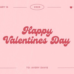 Cartão postal personalizado do Dia dos Namorados - Cartão de amor personalizado e imprimível