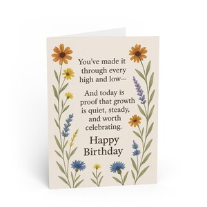 You are Strong Birthday Cards, Inspirational Birthday Cards with Handwritten Notes