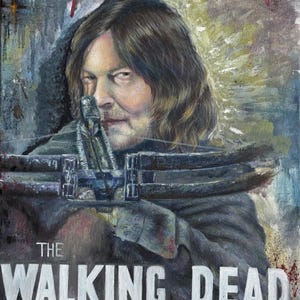 Daryl Dixon Pencil Drawing - the Walking Dead Fine Art Daryl Dixon Pencil Drawing - the Walking Dead Fine Art