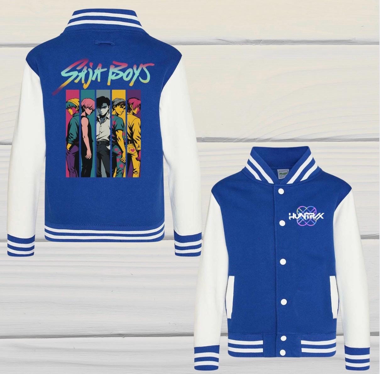Veste Kpop Huntrix Pour Enfants Et Ados - Style Baseball Streetwear Avec Imprimé Anime - Blouson Aviateur Garçon Fille 2-16 Ans
