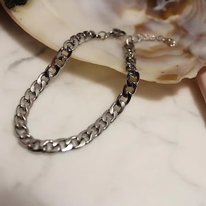 Stainless steel anklet minimalist ankle bracelet simple jewelry dainty anklet for women ankle chain silver anklet durable jewelry gift