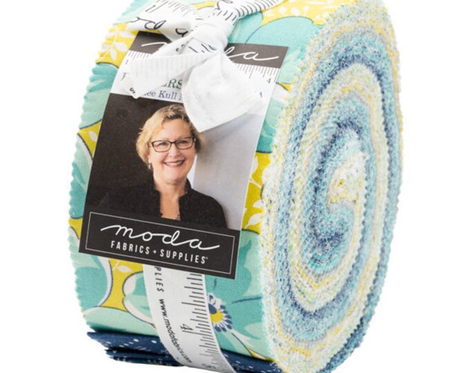 FLOWERS for FREYA Moda Fabric Jelly Roll Linzee Mccray Sewing Quilting