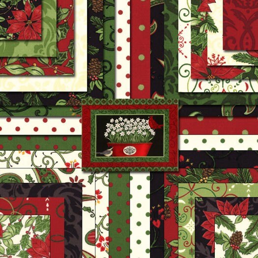 Moda Christmas charm packs 3 Nature's Gift quilt fabric Etsy