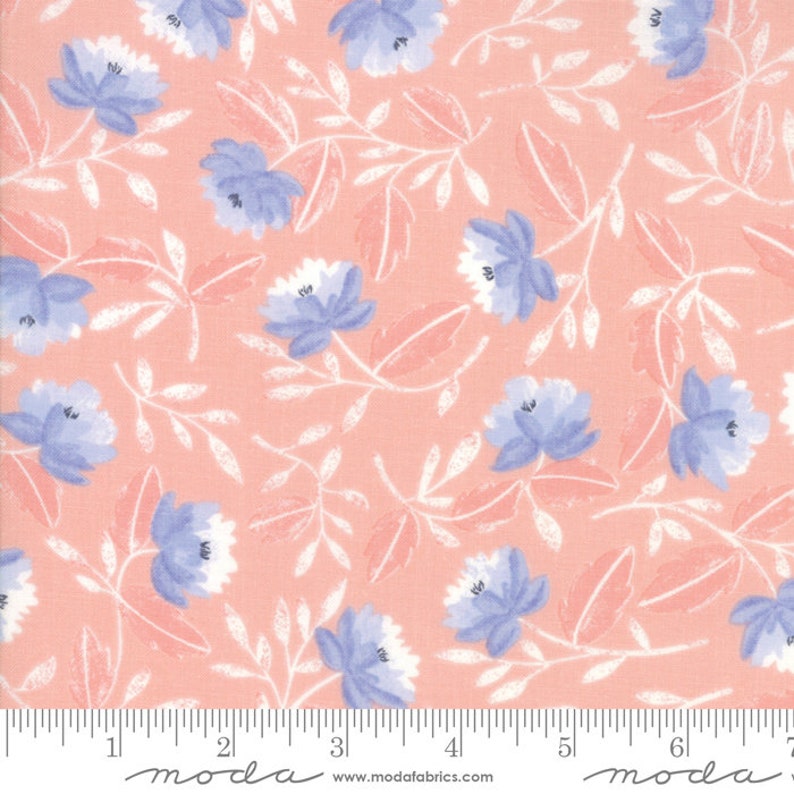 Blush Navy Moda fabric TWILIGHT 31 piece Sample Set shabby quilting fabric sew applique scrappy One Canoe Two nature fireflies moth floral
