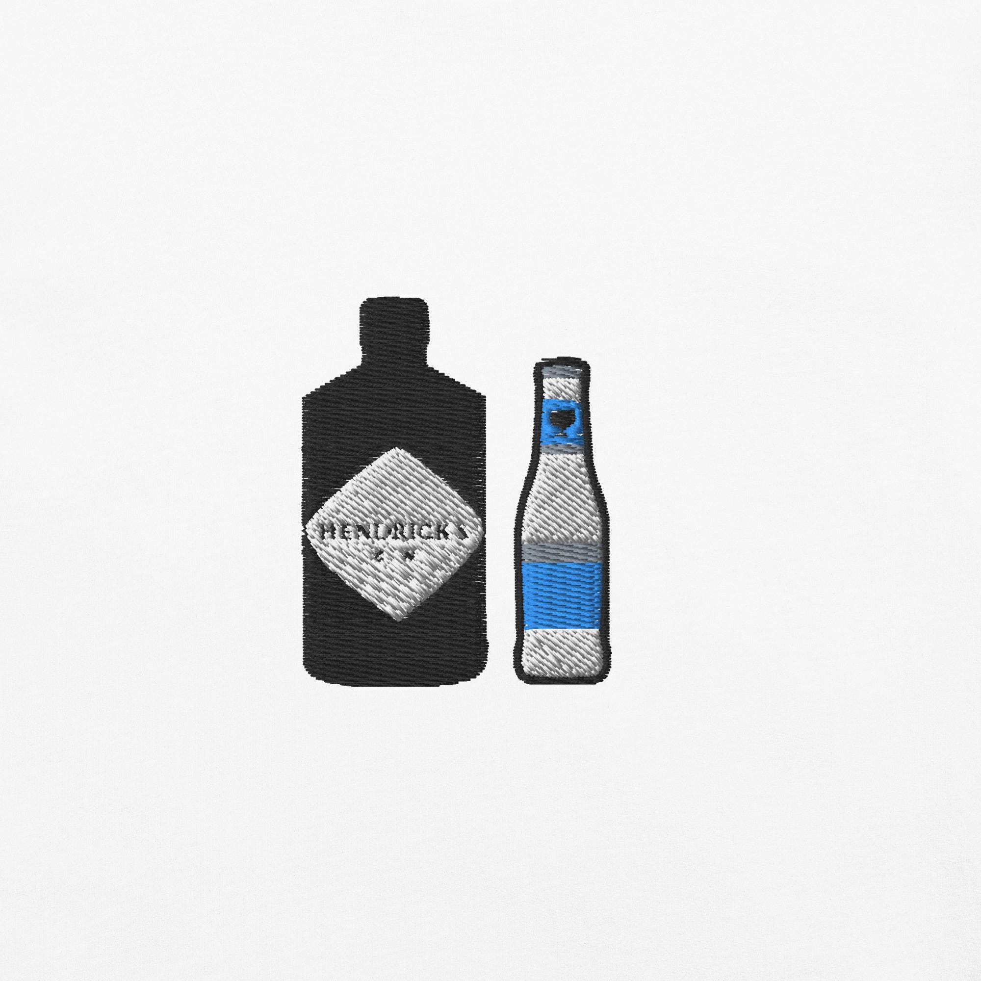 T-shirt d'été unisexe brodé « Gin Tonic » de Hendrick's