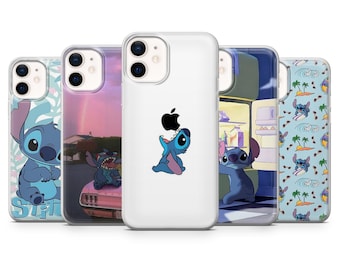 Lilo and Stitch Phone Case Cute Disney Cover for iPhone 17Pro, 17, 16, 15, 14, 13, Samsung S26, S25Fe, S24, S23, A17, A56, Pixel 10, 9Pro, 8