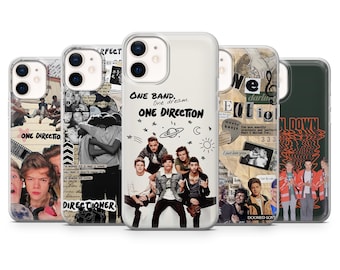 Funda de One Direction Vintage 1D para iPhone 17Pro, 17e, 16e, 15, 14, 13, Samsung S26, S25, S24Fe, S23, A16, A56, Pixel 10A, 9Pro, 8