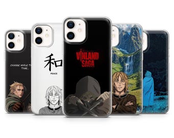 Vinland Saga Phone Case Peaceful Anime Thorfinn Cover for iPhone 17Pro, 17, 16, 15, 14, 13, Samsung S26, S25, S24, A56, A17, Pixel 11Pro, 9A