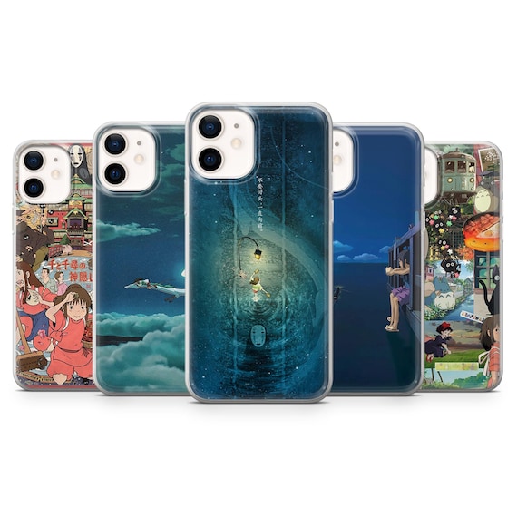 Studio Ghibli Phone Case Anime Spirited Away Cover for iPhone 17e, 16, 15, 14, 13, 12, Samsung S26, S25, S24Fe, S23, S22, A16, A56 Pixel 10