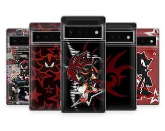 Sonic Phone Case Shadow the Hedgehog Cover for Google Pixel 11, 10Pro, 9A, 8A, 8, 7, 6, Samsung S26, S25, S24, S23, A17, A57, iPhone 18Pro