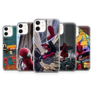 Funda de Spider-Man con Peter Parker para iPhone 17Pro, 17, 16, 15, 14, 13, Samsung S25, S24Fe, S23, S22, A16, A56, Pixel 10, 9Pro, 8A, 7