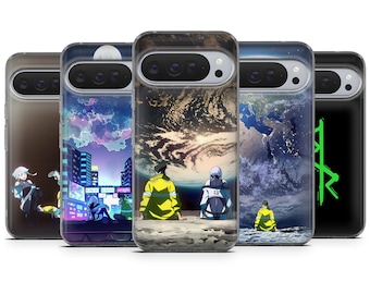Cyberpunk 2077 Phone Case Edgerunners Cover for Google Pixel 10A, 10Pro, 9Pro, 9A, 8A, 7Pro, 6A, Samsung S26, S25, S24, A17, A56, iPhone 17e