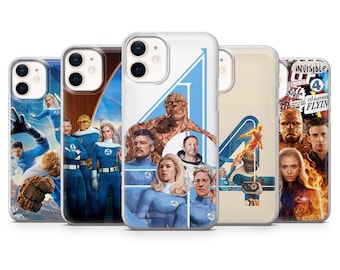 Fantastic Four Phone Case Cosmic Hero Cover for iPhone 18Pro, 17, 16, 15, 14, 13, Samsung S26, S25Fe, S24, S23, A17, A57, Pixel 11Pro, 10