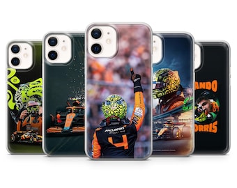 F1 Phone Case Cool Lando Norris Cover for iPhone 18 Pro, 17, 16, 15, 14, 13, Samsung S26, S25Fe, S24, S23, A17, A57, Pixel 11, 11Pro, 8A, 7,