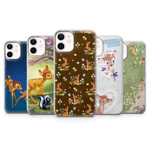 Bambi Phone Case Forest Animal Disney Cover for iPhone 16 Pro, 16, 15, 14, 13, 12, Samsung S25, S24Fe, S23, S22, A16, A56, Pixel 9, 8, 7