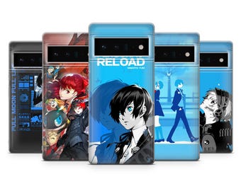 Persona 3 Reload Phone Case Blue P3R Cover for Google Pixel 11, 10Pro, 9Pro, 9A, 8A, 7Pro, 6A, Samsung S26, S25, S24, S23, A57, iPhone 18Pro
