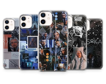 Ahsoka Tano Phone Case Star Wars Togruta Cover for iPhone 18Pro, 17, 16, 15, 14, 13, Samsung S26, S25Fe, S24, S23, A17, A57, Pixel 11, 10