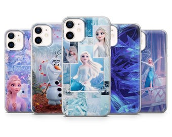 Funda para teléfono Frozen Princesa Arendelle para iPhone 17 Pro, 17, 16, 15, 14, 13, Samsung S26, S25Fe, S24, S23, A17, A56, Pixel 10Pro, 9A, 8