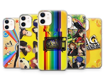 Persona Phone Case Yellow Persona 4 Cover for iPhone 18Pro, 17e, 16, 15, 14, 13, 12, Samsung Samsung S26, S25, S24, S23, A57, Pixel 11Pro, 9