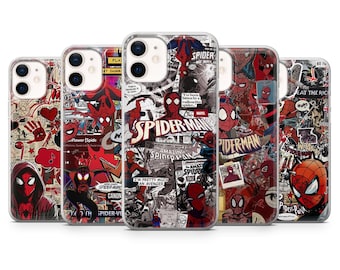 Etui na telefon Spider-Man z wizerunkiem superbohatera Spidey na iPhone'a 17 Pro, 16e, 15, 14, 13, 12, Samsunga S26, S25, S24, S23, A16, A56, Pixela 10a, 9, 8