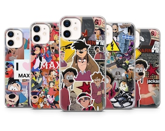 Funda para teléfono Max Goof, funda nostálgica de Disney para iPhone 17 Pro, 17, 16e, 15, 14, 13, Samsung S26, S25Fe, S24, S23, A17, A56, Pixel 10Pro, 9, 8