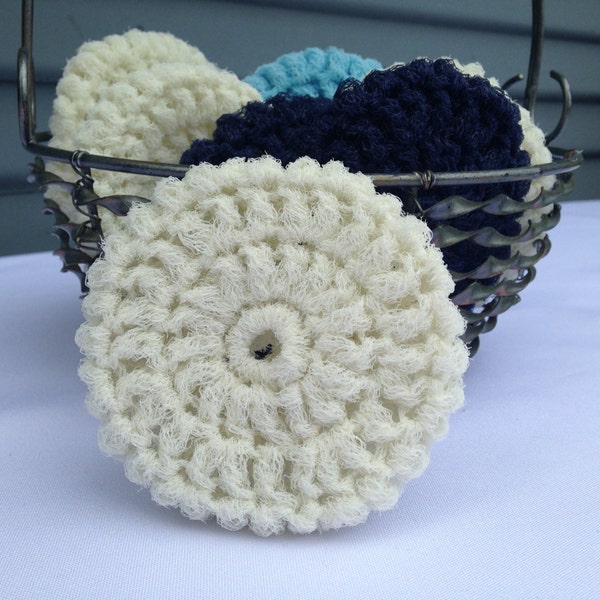 Nylon Dish Scrubbie - Winter White