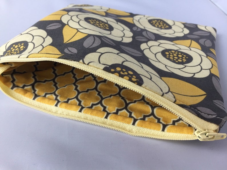 Large Padded Zipper Pouch Etsy