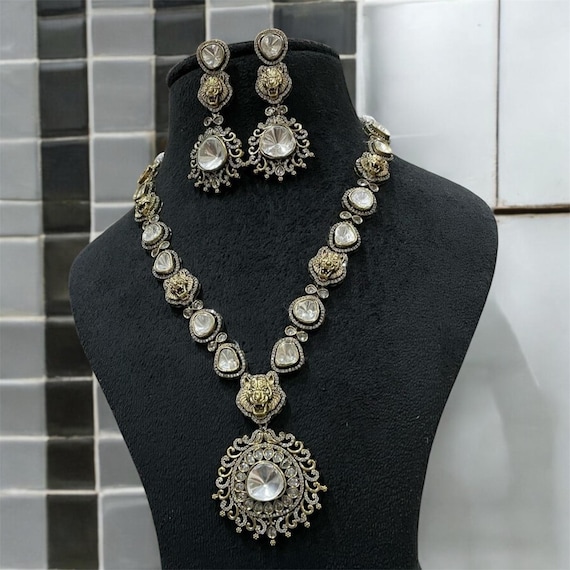 Kundan Necklace Set: Bollywood Indian Wedding Jewelry