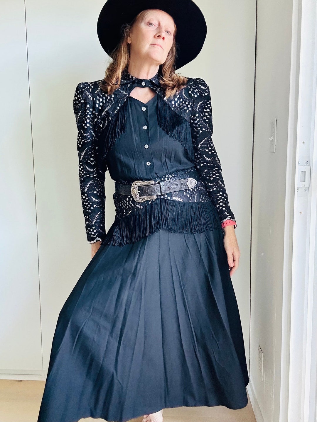 Ensemble D'attache Western Circle Y – Cuir Brut, Vintage, Pour Cheval
