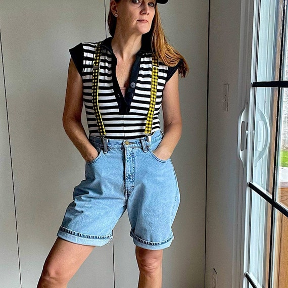 Vintage Y2k Mom Jean Shorts High Waist 
