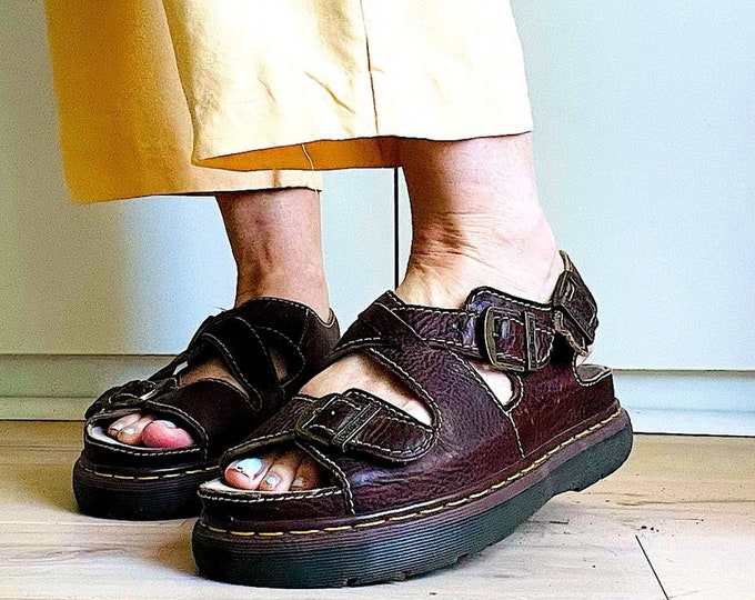 Vintage Y2K Dr. Marten Sandals Womens Size 11 UK 9 Chunky Trending