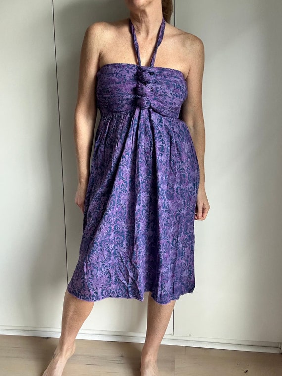 Hula Hula Hawaii Halter Dress Size M/L Fit Halter 