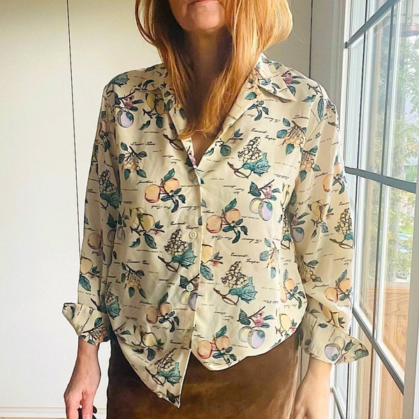 Silk Kim Blouse FRUIT PUNCH