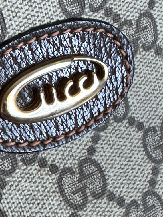 Vintage Gucci Alma Supreme Handbag Small Designer… - image 4